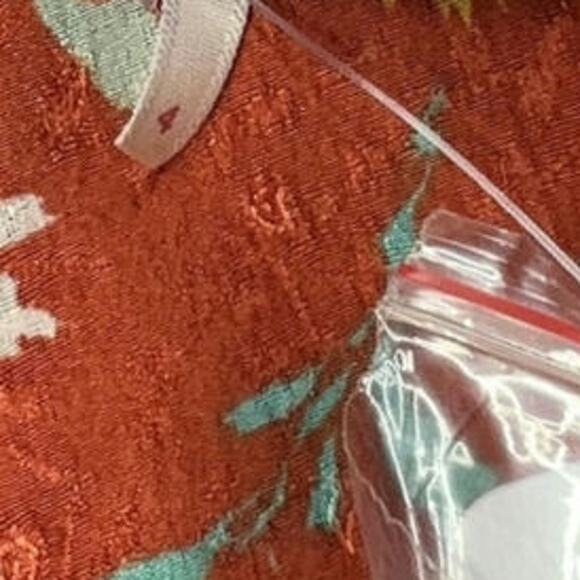 NWT Free People Covent Garden Floral Size 4 Wrap Dress - Picture 5 of 7